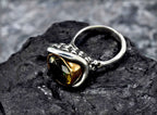 Handmade Sultanite Silver Ring, Color Change Gemstone Jewelry
