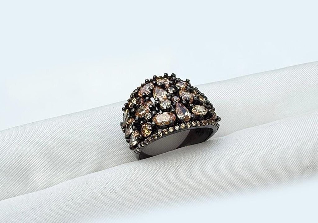 Handmade Sterling Silver Citrine Ring: November Birthstone Jewelry