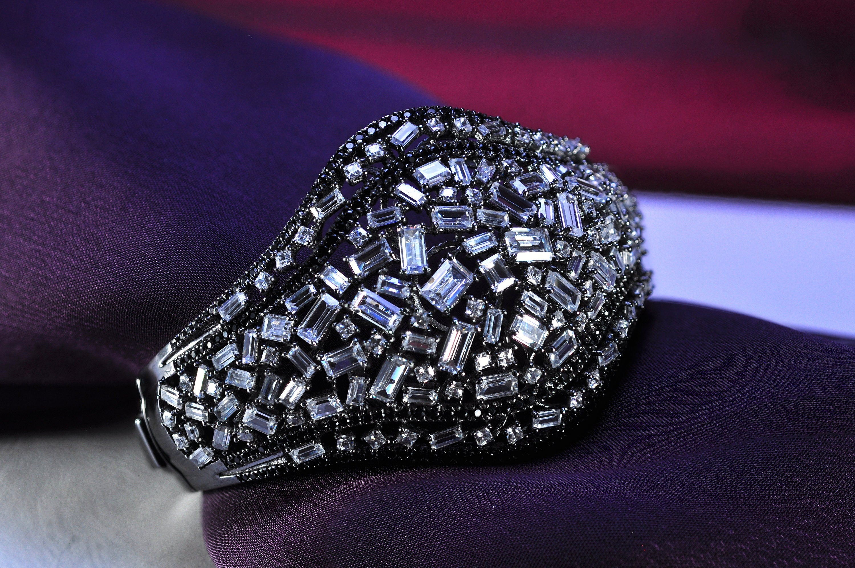 Handmade Genuine Natural Zircon Gemstone Silver Bracelet,Zircon Bracelet Jewelry,Handcrafted,Artist Design