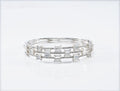 Handmade Genuine Baguette Zircon Gemstone Silver Bracelet, Zircon Bracelet Jewelry,Handcrafted, Gift For Her, Wedding Gift