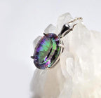 Handmade Mystic Topaz 925 Sterling Silver Necklace - Gemstone Jewelry