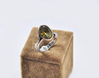 Handmade Color Changing Sultanite Silver Ring Jewelry