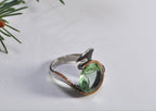 Handmade Genuine Topaz Silver Ring, Topaz Sterling Silver Jewelry,Topaz Gemstone Ring,Anniversary Ring Gift for Her