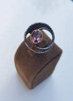 Handmade Color Changing Sultanite Silver Ring: Turkish Gemstone Jewelry