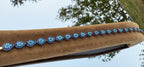 Handmade Neon Apatite Gemstone Bracelet: Rose Silver Jewelry