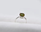 Handmade Color Changing Sultanite Silver Ring: Turkish Gemstone Jewelry