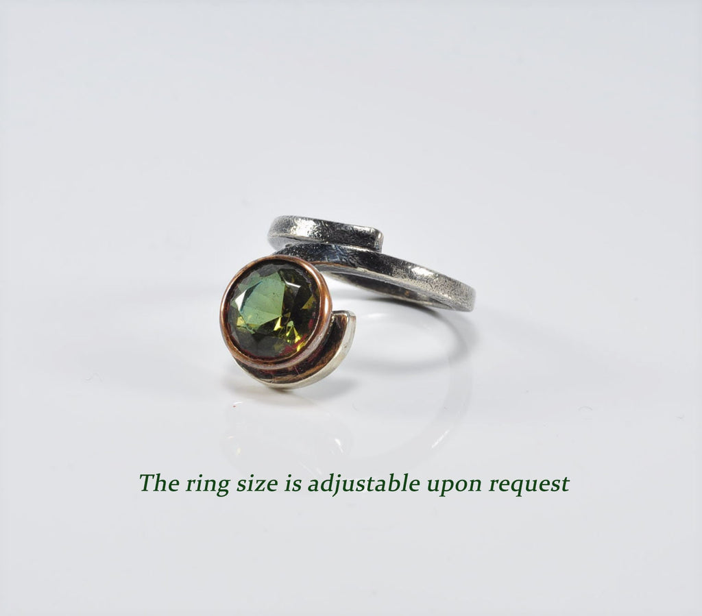 Handmade Sultanite Silver Color Changing Ring: December Birthstone