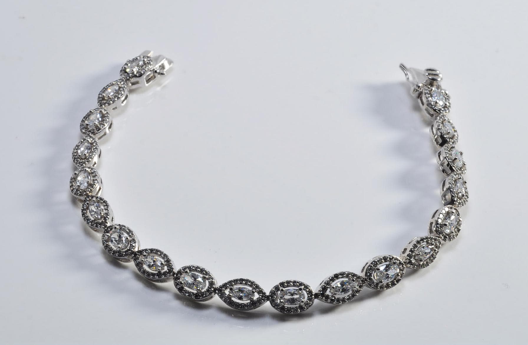 Handmade Genuine Zircon Gemstone Silver Bracelet, Zircon Bracelet Jewelry,Handcrafted, Gift For Her, Wedding Gift