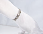 Handmade Genuine Baguette Zircon Gemstone Silver Bracelet, Zircon Bracelet Jewelry,Handcrafted, Gift For Her, Wedding Gift