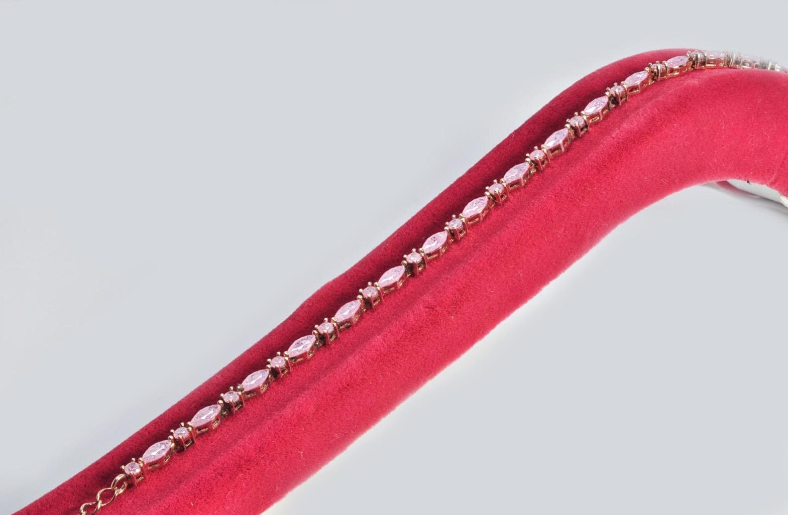 Handmade Genuine Pink Najaf Gemstone Rose Silver Bracelet, Pink Najaf Bracelet Jewelry,Handcrafted, Gift For Her, Wedding Gift