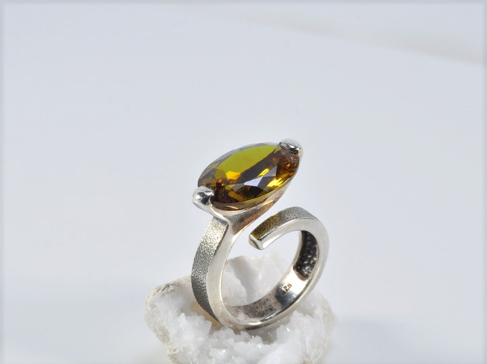 Handmade Color Changing Sultanite Silver Ring, Handcrafted Sultanite Ring Jewelry,Wedding Ring Gift, Anniversary Gift,Gift for Her