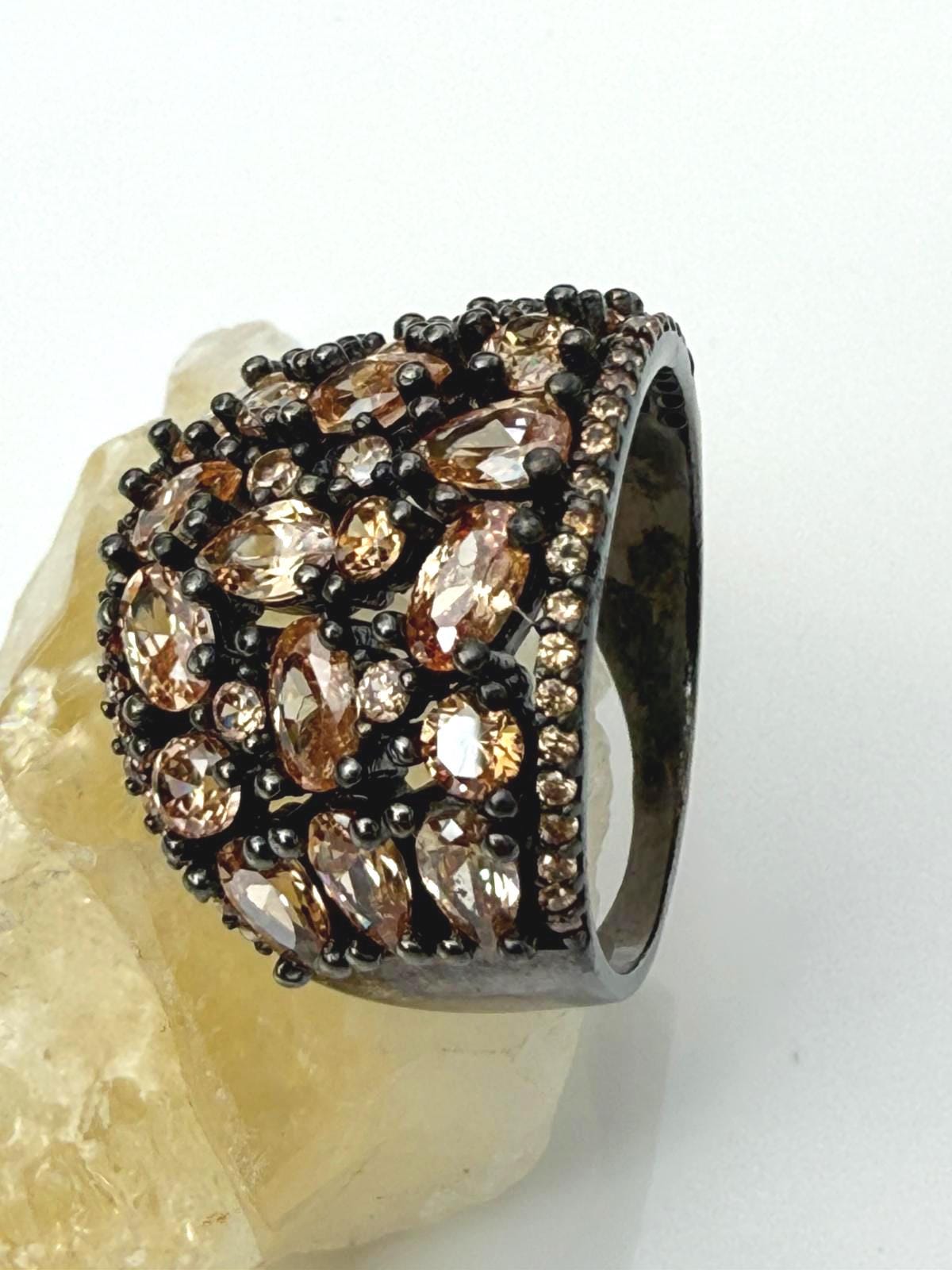 Handmade Sterling Silver Citrine Ring: November Birthstone Jewelry