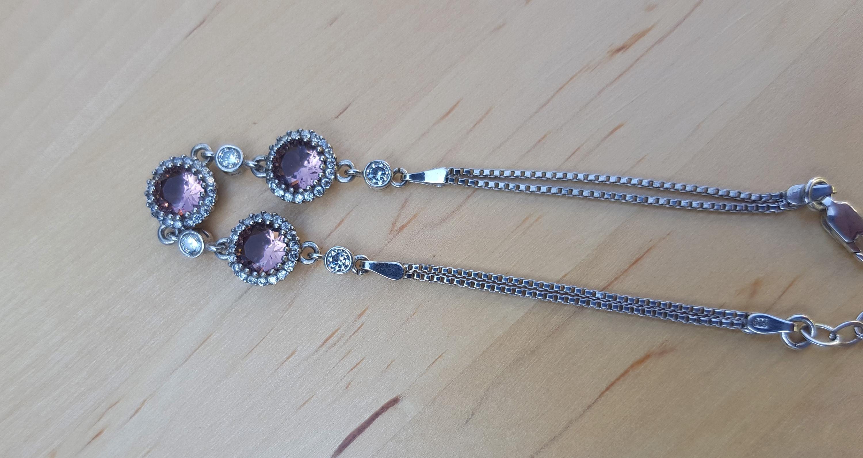 Handmade Color Changing Sultanite Silver Bracelet, Turkish Diaspora Jewelry