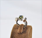 Handmade Sultanite Silver Color Changing Ring, Handcrafted Sultanite Jewelry,Wedding Ring Gift, Sultanite Art Deco Ring,Gift for Her