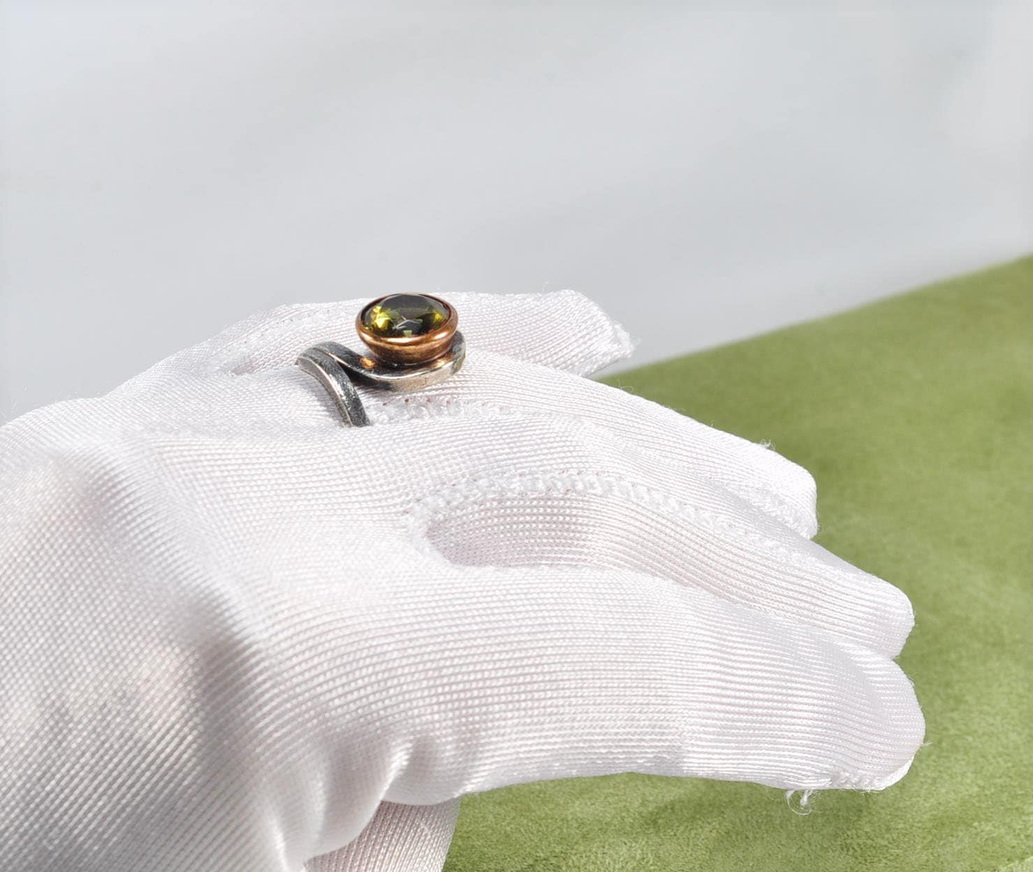 Handmade Sultanite Silver Color Changing Ring: December Birthstone