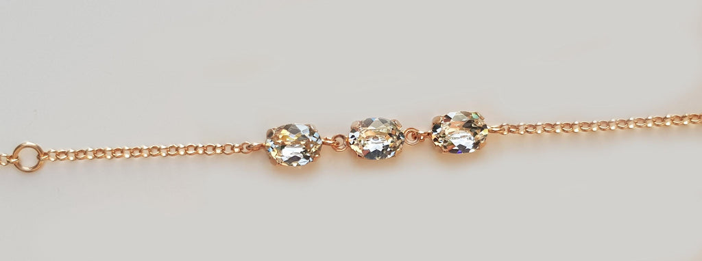 Handmade Genuine Zircon Gemstone Rose Silver Bracelet, Zircon Bracelet Jewelry,Handcrafted Gift For Her, Wedding Gift