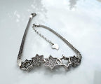 Handmade Zircon Gemstone Silver Bracelet: December Birthstone Jewelry