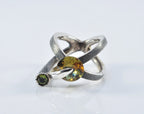 Handmade Color Changing Sultanite Silver Ring, Handcrafted Sultanite Jewelry,Wedding Ring Gift, Sultanite Anniversary Ring,Gift for Her