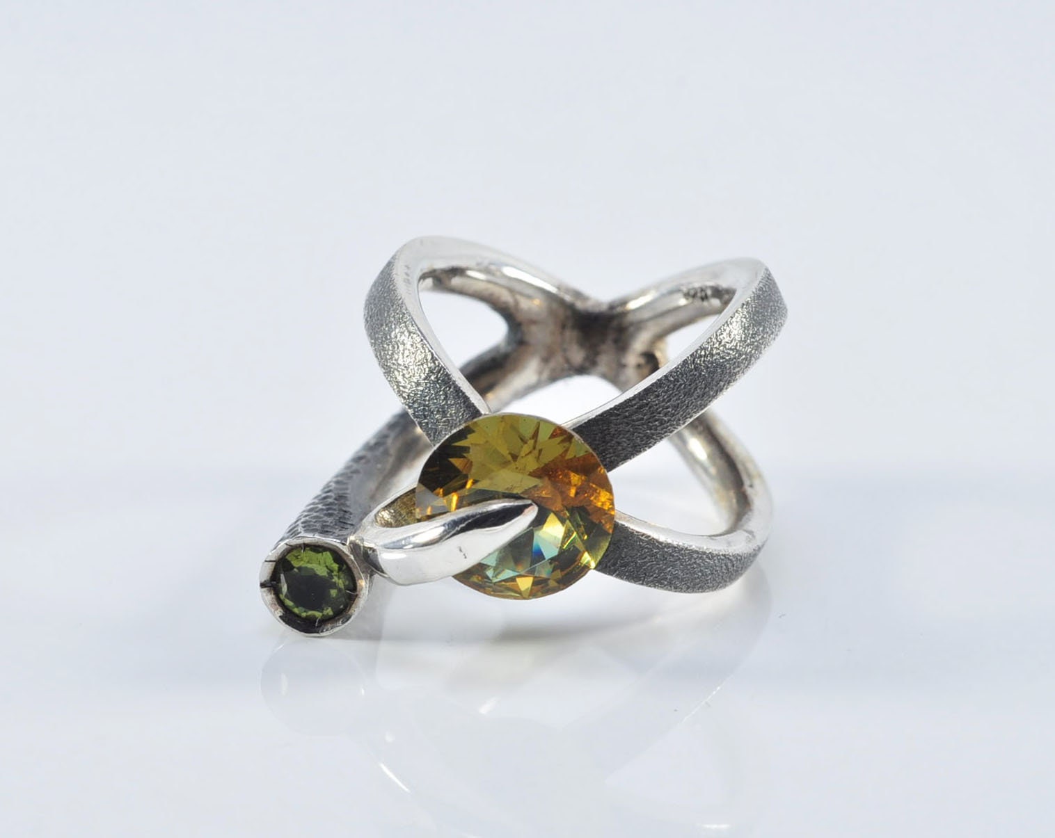 Handmade Color Changing Sultanite Silver Ring, Handcrafted Sultanite Jewelry,Wedding Ring Gift, Sultanite Anniversary Ring,Gift for Her