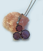 Handmade Amethyst 925 Sterling Silver Necklace: Gemstone Jewelry